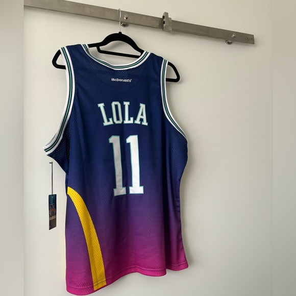 Diamond Supply Co x Space Jam x McDonalds collectible promo jersey -sz L - BNWT - Picture 3 of 6